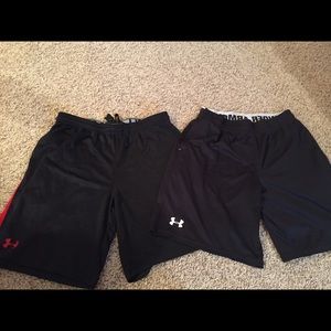 Men's Under Armour shorts 2 pairs, like new